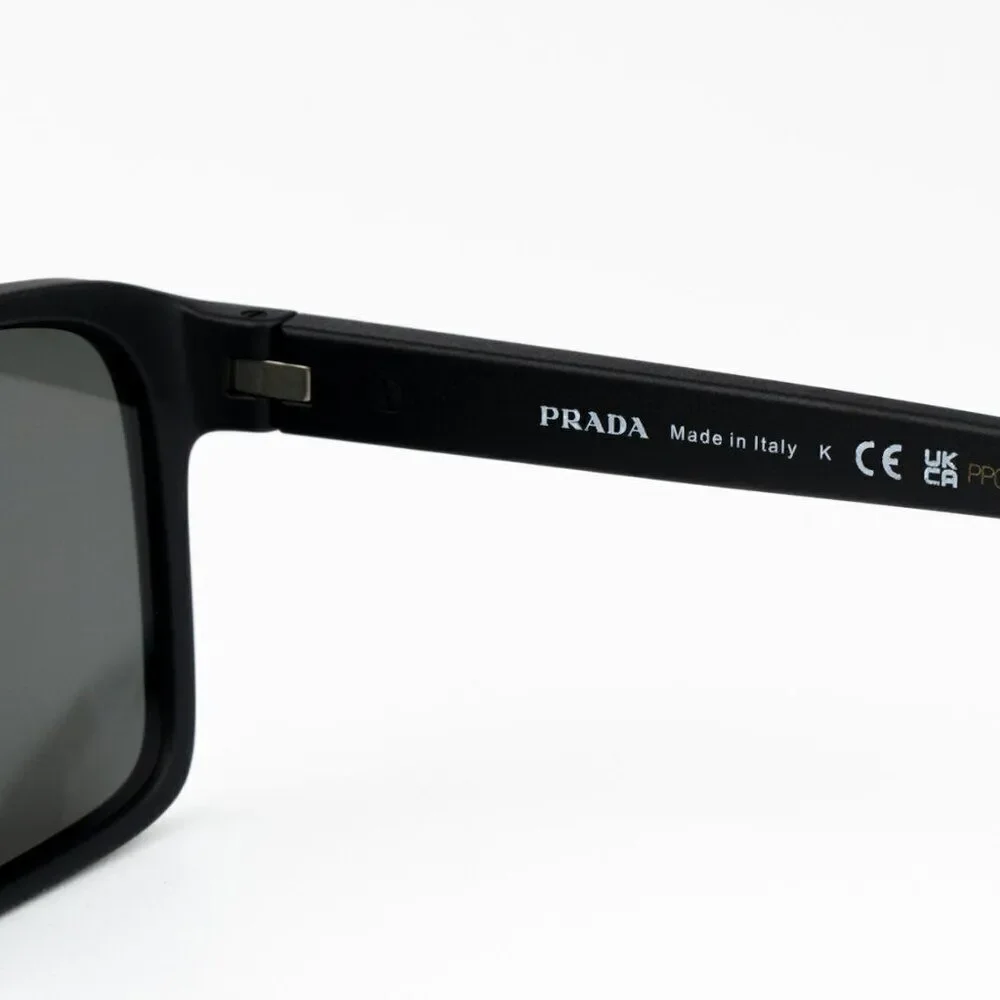 NEW Prada Linea Rossa PS05YS 1BO10A Matte Black Mirror Red Unisex Sunglasses